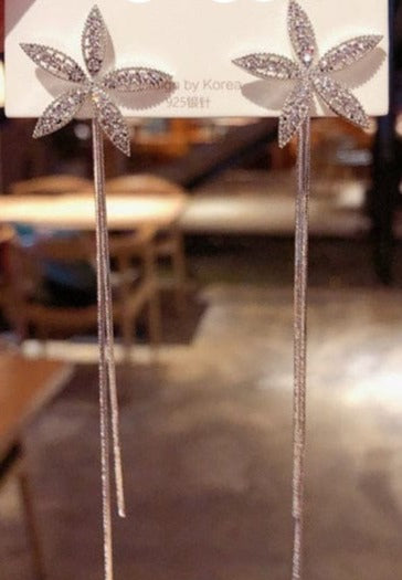 OhSaucy Apparel & Accessories Y10010 Silver Tassel Drop Earrings | Many Styles 20% Off