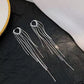 OhSaucy Apparel & Accessories Y6021-12 Silver Tassel Drop Earrings | Many Styles 20% Off