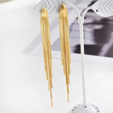 OhSaucy Apparel & Accessories Y8009 Gold Tassel Drop Earrings | Many Styles 20% Off