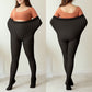 OHS seasonal black full feet / 80g(45-70kg) Thermal Pantyhose For Warm Fleece Tights 200g Plus Size Women Legging Winter Ladies Sexy Stockings Fake Translucent Leggings