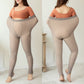 OHS seasonal grey half feet / 80g(45-70kg) Thermal Pantyhose For Warm Fleece Tights 200g Plus Size Women Legging Winter Ladies Sexy Stockings Fake Translucent Leggings
