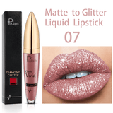 Oh Saucy 0 05 "Tru Diamond" Shimmer Glitter Lip Gloss Matte To Glitter Waterproof Liquid Lipstick