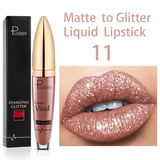 Oh Saucy 0 09 "Tru Diamond" Shimmer Glitter Lip Gloss Matte To Glitter Waterproof Liquid Lipstick