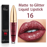 Oh Saucy 0 13 "Tru Diamond" Shimmer Glitter Lip Gloss Matte To Glitter Waterproof Liquid Lipstick