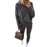 OhSaucy StyleB deep gray / United States / XL Two Piece Hooded Oversized Fleece Tracksuit