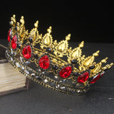 Oh Saucy Gold New  01 Vintage Wedding Queen King Tiaras and Crowns Bridal Head Jewelry Accessories Women diadem Pageant Headpiece Bride Hair Ornament