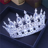 Oh Saucy Silver 02 Vintage Wedding Queen King Tiaras and Crowns Bridal Head Jewelry Accessories Women diadem Pageant Headpiece Bride Hair Ornament