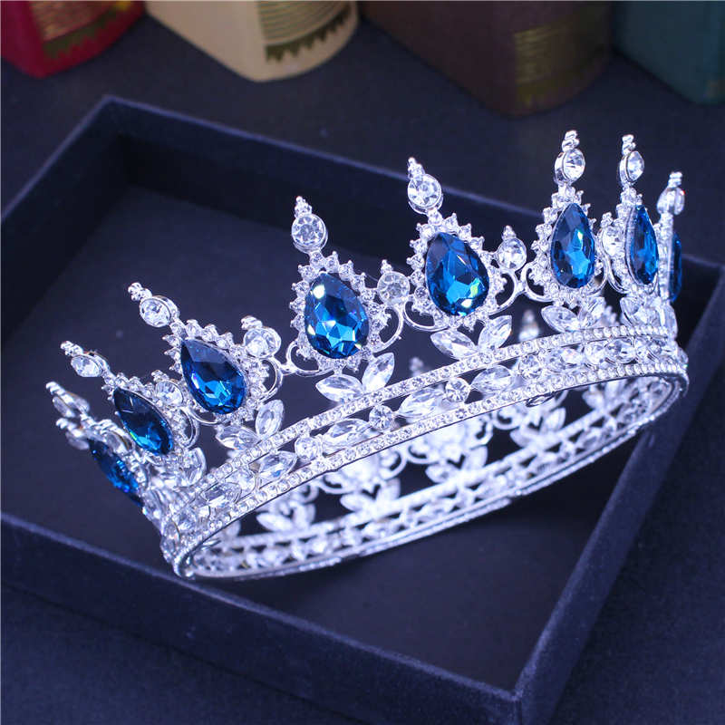 Oh Saucy Silver 08 Vintage Wedding Queen King Tiaras and Crowns Bridal Head Jewelry Accessories Women diadem Pageant Headpiece Bride Hair Ornament