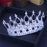 Oh Saucy Silver 09 Vintage Wedding Queen King Tiaras and Crowns Bridal Head Jewelry Accessories Women diadem Pageant Headpiece Bride Hair Ornament