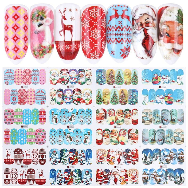 OHS beauty A1129-1140 VIP Nail Stickers Set  Autumn Winter Christmas Halloween Nails 2022