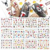 OHS beauty BN1009-1020 VIP Nail Stickers Set  Autumn Winter Christmas Halloween Nails 2022