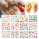 OHS beauty BN1669-1680 VIP Nail Stickers Set  Autumn Winter Christmas Halloween Nails 2022