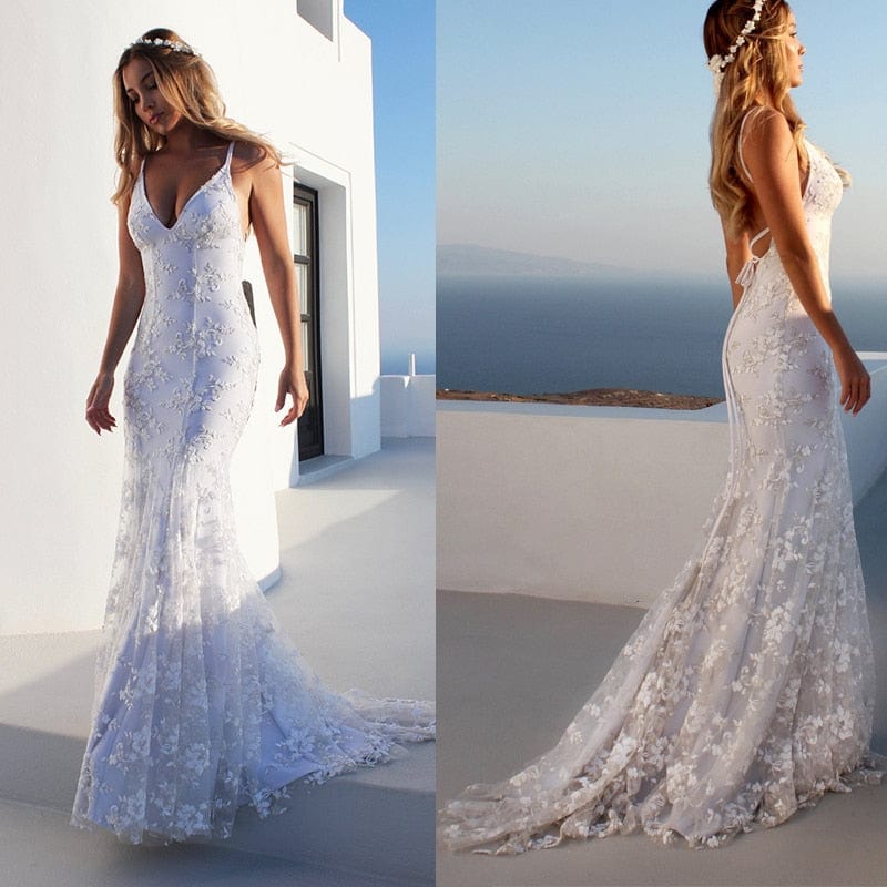 Oh Saucy Party White Sequin Maxi Dress | Floor Length Lace V Neck Backless Bodycon | Limited Edition 48 items