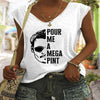 Oh Saucy 0 white / S Women's Pour Me A Mega Pint Johnny Depp Tank Top