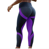 OhSaucy leggings Purple / 3XL Yoga Fitness Leggings Women Pants Fitness Slim Tights Gym Running Sports Clothing